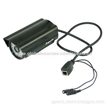 PoE Weather-proof CCTV Surveillance Network IP Cameras, Supports Long Distance Night Vision